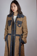 Y2K Dolce & Gabanna Tweed & Denim Coat