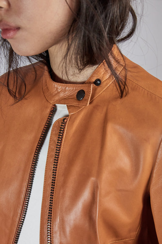 Prada 00’s Fitted Leather Jacket