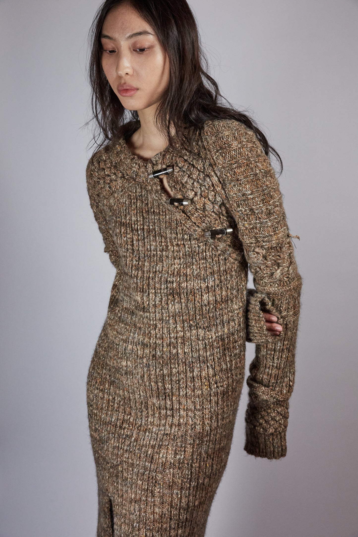 Knitwear Brown Dress
