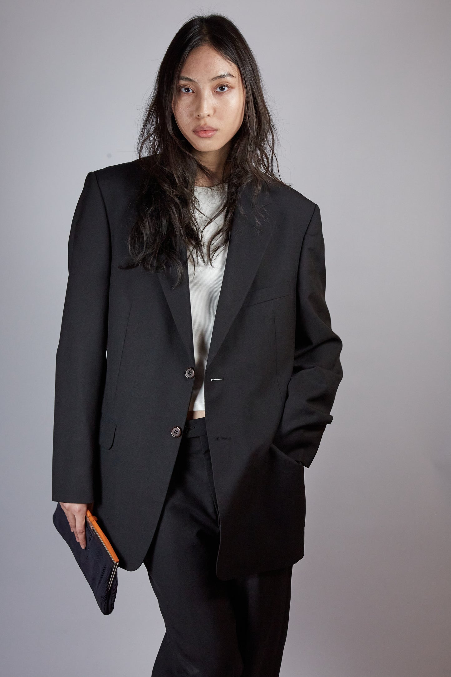 Black Long Blazer
