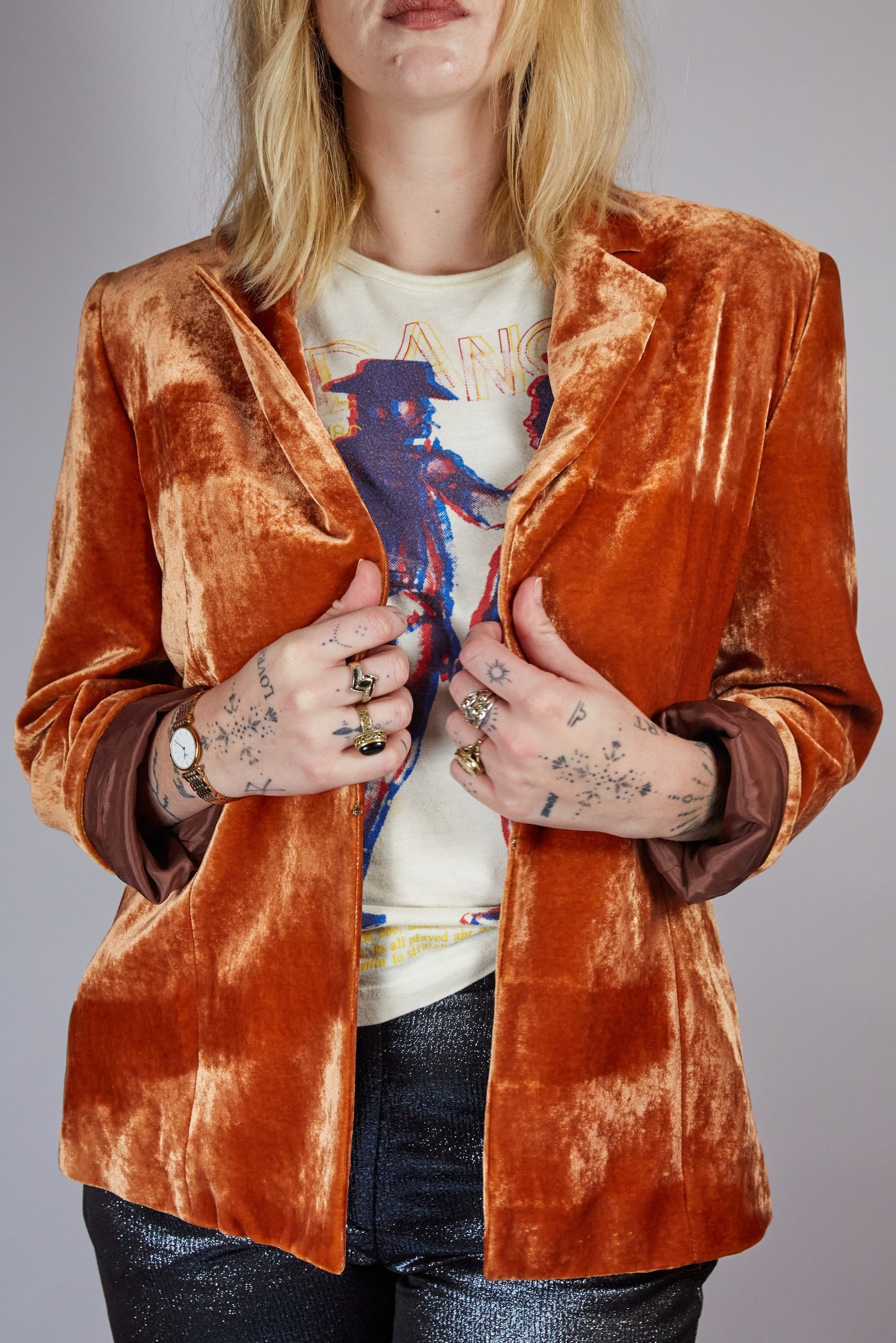 Orange Blazer