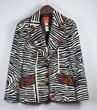 90s Christian Lacroix Zebra Blazer