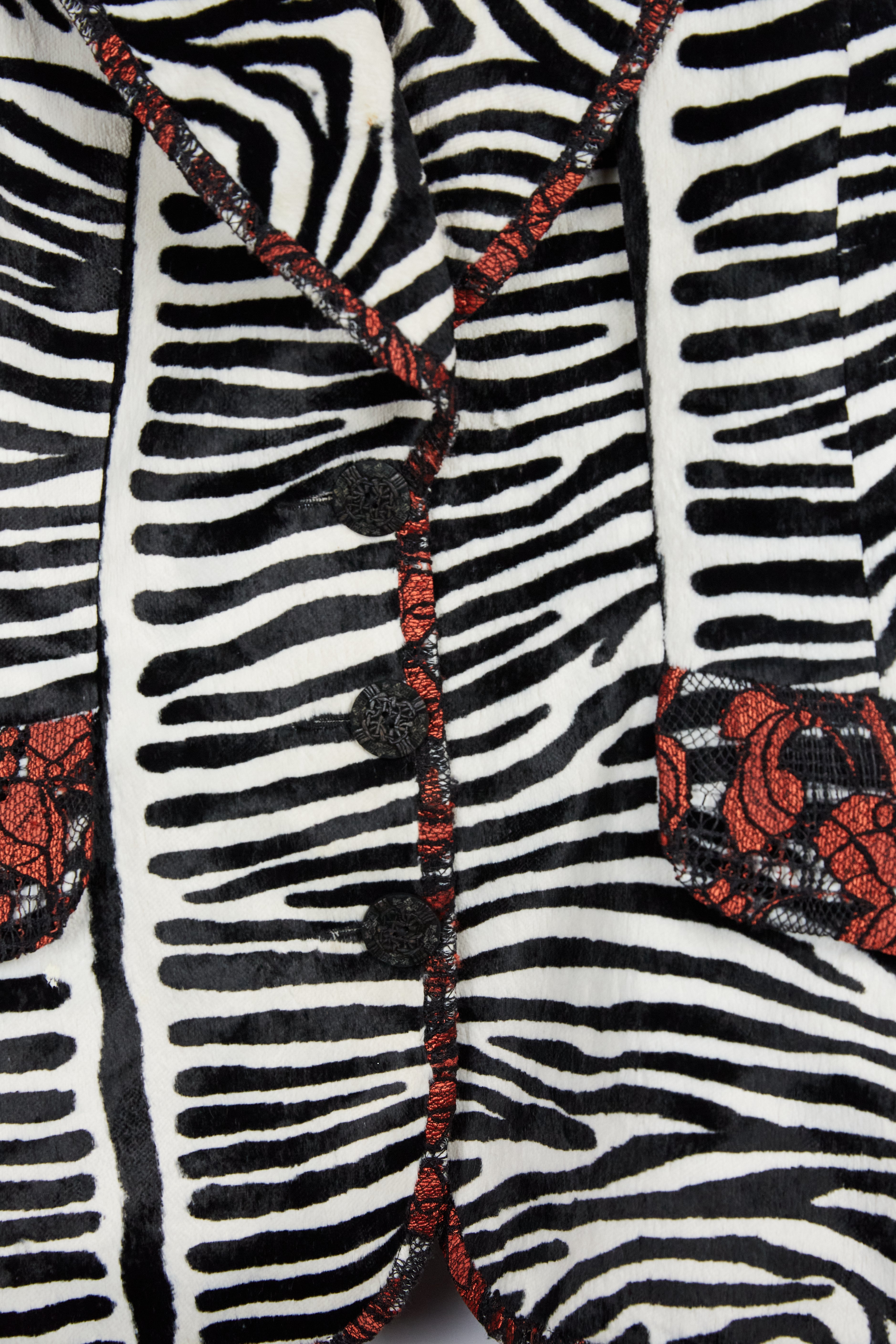 90s Christian Lacroix Zebra Blazer