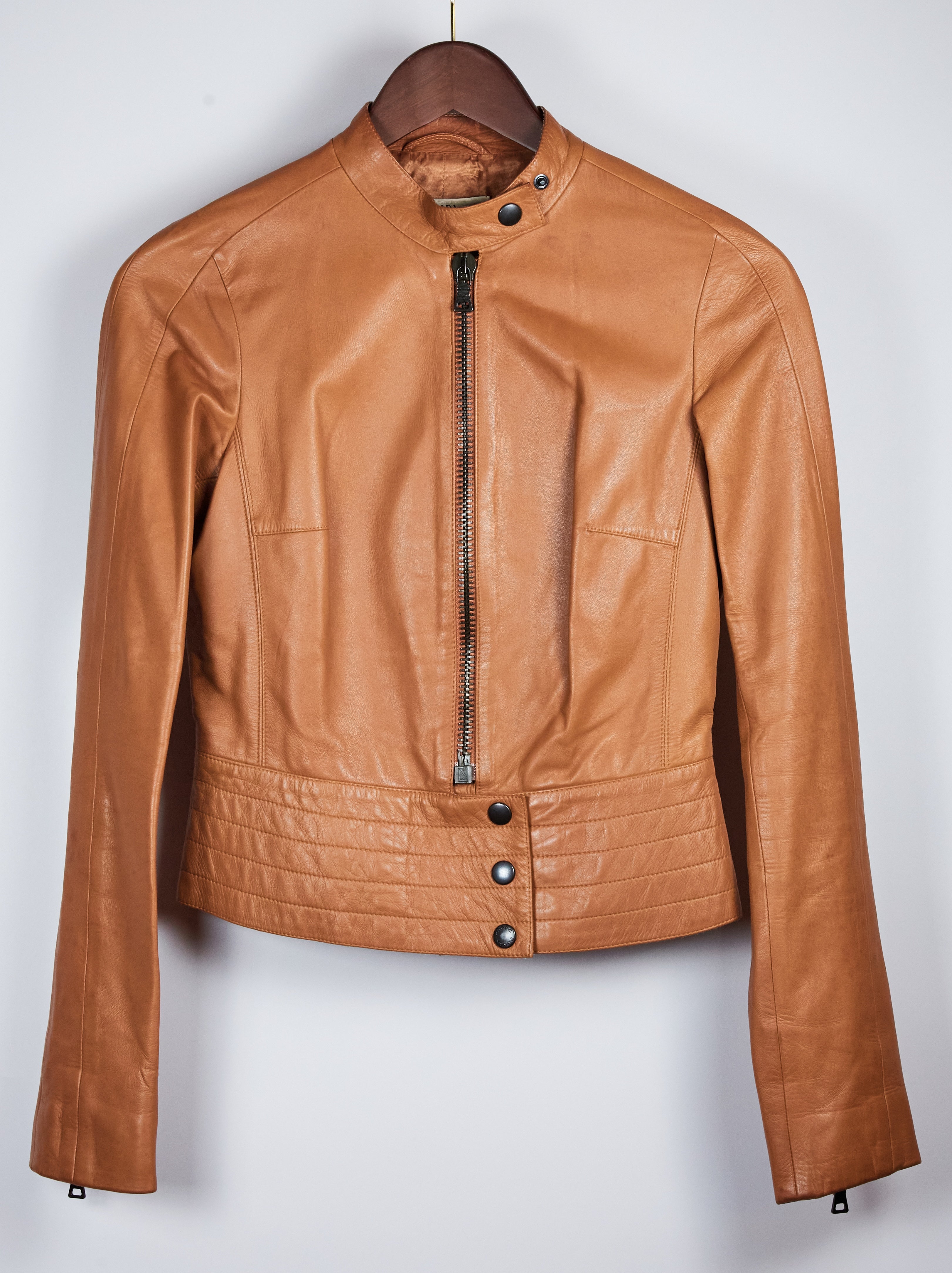 Prada 00’s Fitted Leather Jacket