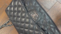 Chanel Quilted Caviar Front Pocket Shoulder Bag 2009/2010
