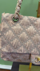 Chanel SS 2010 Rose Gold Satin Single Flap Bag